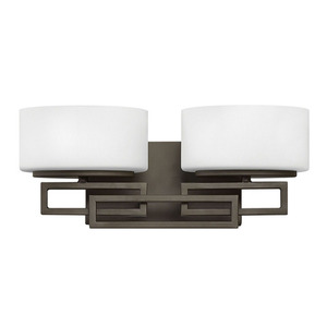 H5102KZ Lanza 2 Bulb Bathroom Lighting - Buckeye Bronze