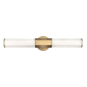 H51152HB Facet 2 Bulb Bathroom Lighting - Heritage Brass