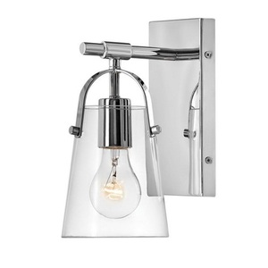 HK5130CM Foster 1 Bulb Wall Sconce - Chrome