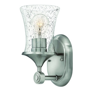 H51800BNCL Thistledown 1 Bulb Wall Sconce - Brushed Nickel H51800BNCL Thistledown 1 Bulb Wall Sconce - Brushed Nickel