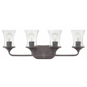H51804KZ Thistledown 4 or More Bulb Bathroom Lighting - Buckeye Bronze