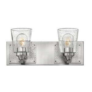 H51822BN Jackson 2 Bulb Bathroom Lighting - Brushed Nickel