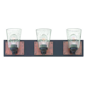 H51823KZ Jackson 3 Bulb Bathroom Lighting - Buckeye Bronze H51823KZ Jackson 3 Bulb Bathroom Lighting - Buckeye Bronze