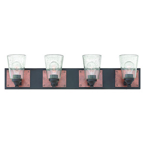 H51824KZ Jackson 4 or More Bulb Bathroom Lighting - Buckeye Bronze H51824KZ Jackson 4 or More Bulb Bathroom Lighting - Buckeye Bronze