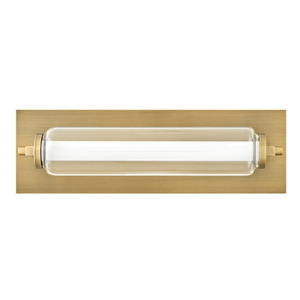 H52020LCB Lucien 1 Bulb Wall Sconce - Lacquered Brass