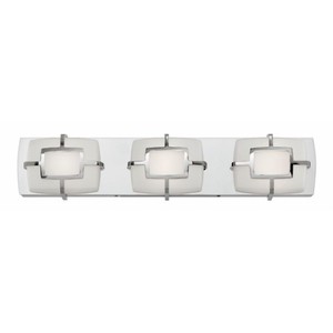 H52103PN Sisley 3 Bulb Bathroom Lighting - Polished Nickel