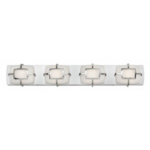 H52104PN Sisley 4 or More Bulb Bathroom Lighting - Polished Nickel