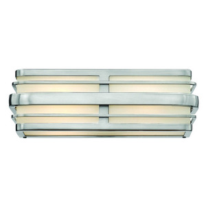 H5232BNLED Winton 2 Bulb Bathroom Lighting - Brushed Nickel