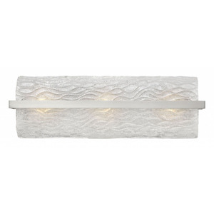 H52403BN Chloe 3 Bulb Bathroom Lighting - Brushed Nickel