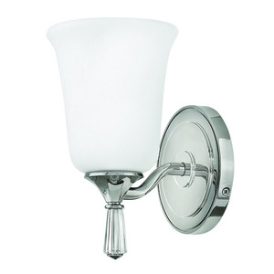 H5280PN Blythe 1 Bulb Wall Sconce - Polished Nickel