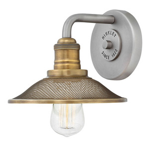 H5290AN Rigby 1 Bulb Wall Sconce - Antique Nickel H5290AN Rigby 1 Bulb Wall Sconce - Antique Nickel