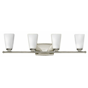 H53014PN Darby 4 or More Bulb Bathroom Lighting - Polished Nickel