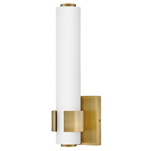 H53060LCB Aiden 1 Bulb Wall Sconce - Lacquered Brass