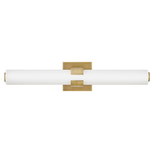 H53062LCB Aiden 2 Bulb Bathroom Lighting - Lacquered Brass