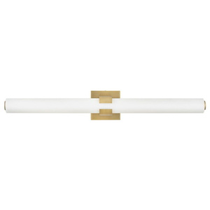 H53063LCB Aiden 2 Bulb Bathroom Lighting - Lacquered Brass