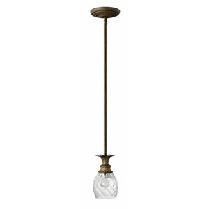 H5317PZ Plantation Mini-Pendant Pendant Light - Pearl Bronze