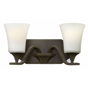 H5362OB Brantley 2 Bulb Bathroom Lighting - Olde Bronze
