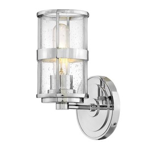 H5430CM Carina 1 Bulb Wall Sconce - Chrome