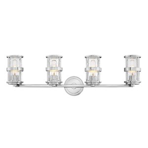 H5434CM Carina 4 or More Bulb Bathroom Lighting - Chrome