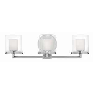 H5493CMLL Rixon 3 Bulb Bathroom Lighting - Chrome