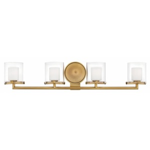 H5494HBLL Rixon 4 or More Bulb Bathroom Lighting - Heritage Brass