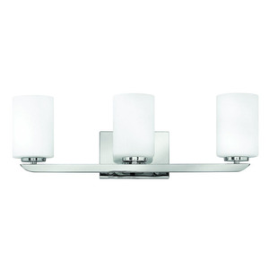 H55023PN Kyra 3 Bulb Bathroom Lighting - Polished Nickel H55023PN Kyra 3 Bulb Bathroom Lighting - Polished Nickel
