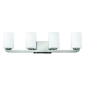 H55024PN Kyra 4 or More Bulb Bathroom Lighting - Polished Nickel H55024PN Kyra 4 or More Bulb Bathroom Lighting - Polished Nickel