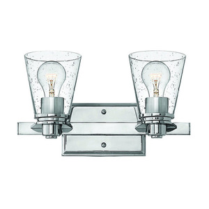 H5552CMCL Avon 2 Bulb Bathroom Lighting - Chrome