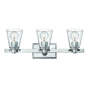 H5553CMCL Avon 3 Bulb Bathroom Lighting - Chrome