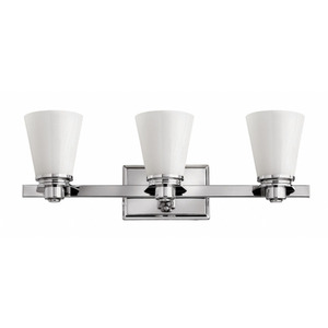 H5553CM Avon 3 Bulb Bathroom Lighting - Chrome