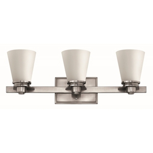 H5553BNGU24 Avon 3 Bulb Bathroom Lighting - Brushed Nickel