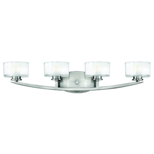 H5594BNLED Meridan 4 or More Bulb Bathroom Lighting - Brushed Nickel