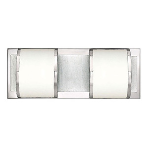 H56012CM Mira 2 Bulb Bathroom Lighting - Chrome