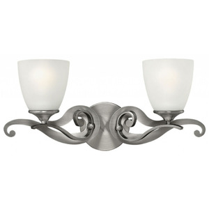 H56322AN Reese 2 Bulb Bathroom Lighting - Antique Nickel