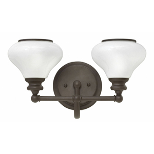H56552KZ Ainsley 2 Bulb Bathroom Lighting - Buckeye Bronze