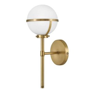 H5660HBLL Hollis 1 Bulb Wall Sconce - Heritage Brass