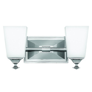 H56672PN Baldwin 2 Bulb Bathroom Lighting - Polished Nickel H56672PN Baldwin 2 Bulb Bathroom Lighting - Polished Nickel