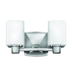 H57132CM Tessa 2 Bulb Bathroom Lighting - Chrome