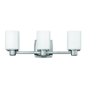 H57133CM Tessa 3 Bulb Bathroom Lighting - Chrome