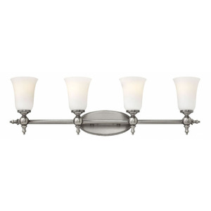 H5744AN Yorktown 4 or More Bulb Bathroom Lighting - Antique Nickel H5744AN Yorktown 4 or More Bulb Bathroom Lighting - Antique Nickel