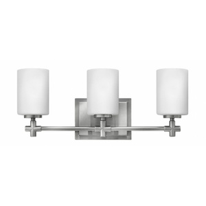 H57553BN Laurel 3 Bulb Bathroom Lighting - Brushed Nickel H57553BN Laurel 3 Bulb Bathroom Lighting - Brushed Nickel