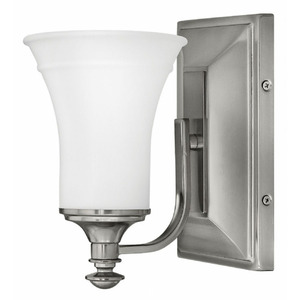 H5830AN Alice 1 Bulb Wall Sconce - Antique Nickel