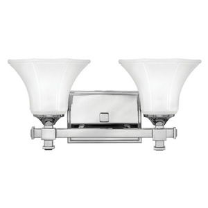 H5852BN Abbie 2 Bulb Bathroom Lighting - Brushed Nickel H5852BN Abbie 2 Bulb Bathroom Lighting - Brushed Nickel