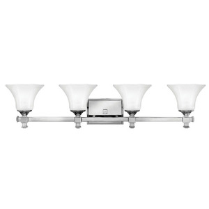 H5854CM Abbie 4 or More Bulb Bathroom Lighting - Chrome