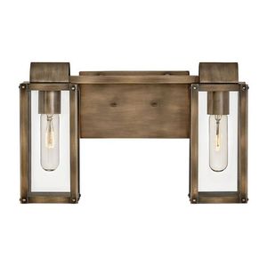 H5862BU Sag Harbor 2 Bulb Bathroom Lighting - Burnished Bronze