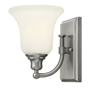 H58780BN Colette 1 Bulb Wall Sconce - Brushed Nickel