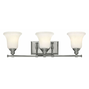 H58783CM Colette 3 Bulb Bathroom Lighting - Chrome