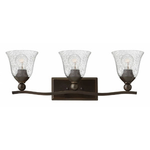 H5893OBCL Bolla 3 Bulb Bathroom Lighting - Olde Bronze / Clear H5893OBCL Bolla 3 Bulb Bathroom Lighting - Olde Bronze / Clear