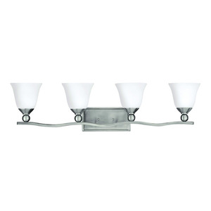 H5894BNLED Bolla 4 or More Bulb Bathroom Lighting - Brushed Nickel