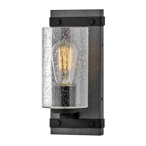 H5940DZ Sawyer 1 Bulb Wall Sconce - Aged Zinc